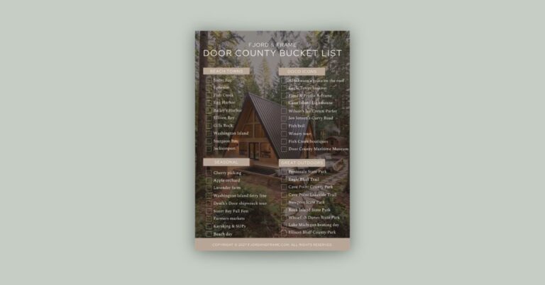 door county bucket list